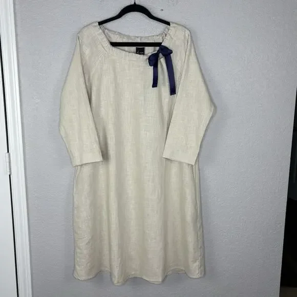 NWOT Le Muse A Line Dress Linen Blend The French Cocktail Beige Size XL is  available for purchase on au PAY Market - Imported Goods Online Store  Co.Ltd. | au PAY Market -